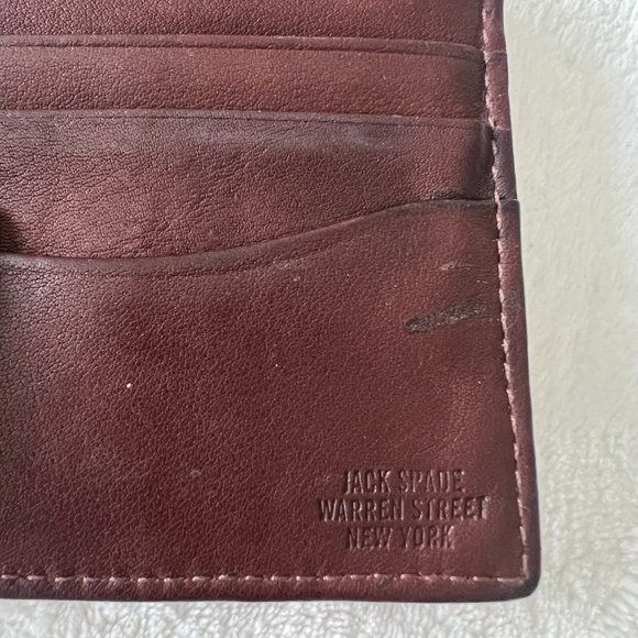 jack spade warren street tan brown wallet *PLEASE READ* - Picture 7 of 13